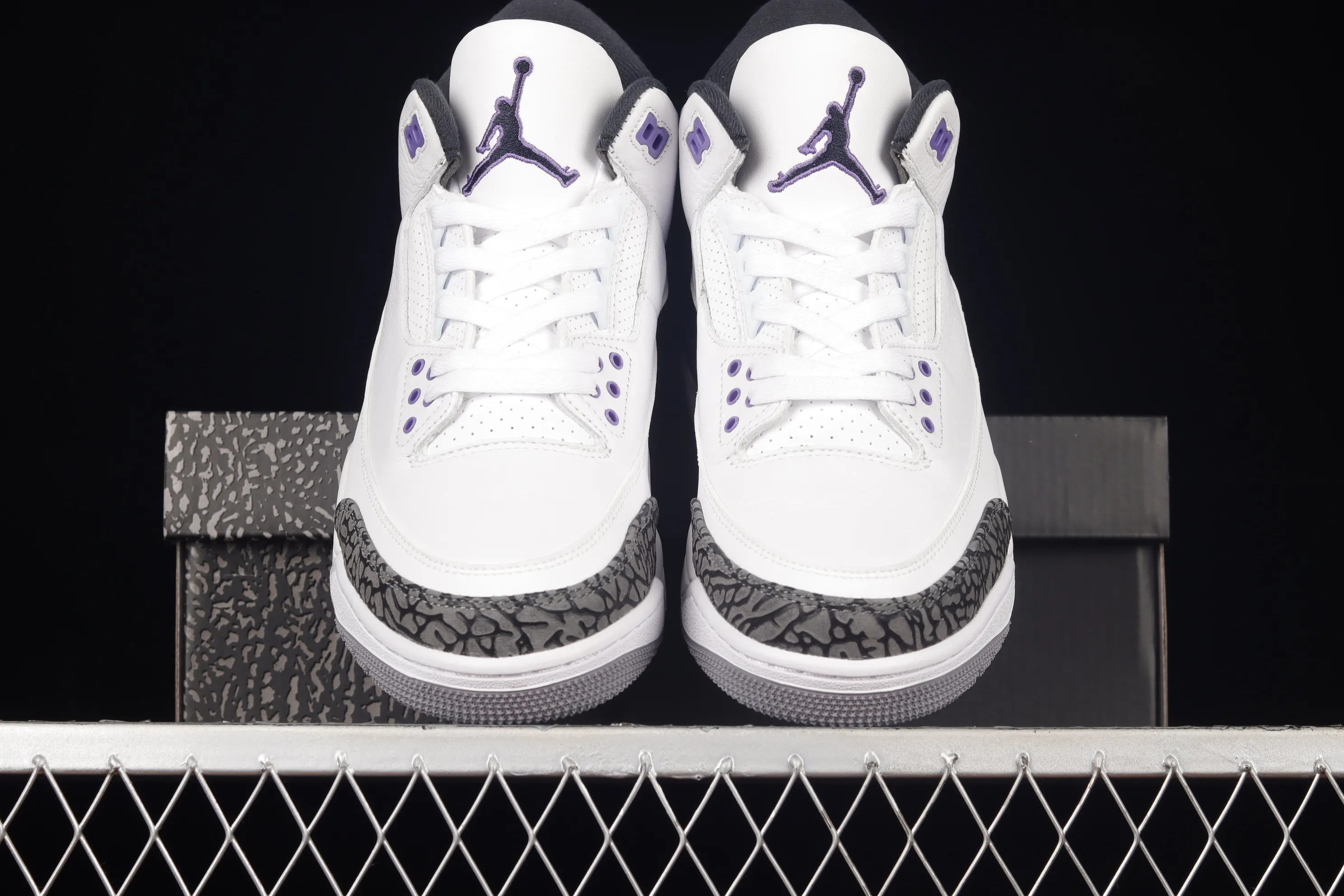 All categories Air Jordan Jordan series basketball shoes Air Jordan 3 Air Jordan 3 "Pine Green" AJ3 Joe 3 Villain Purple CT8532-105